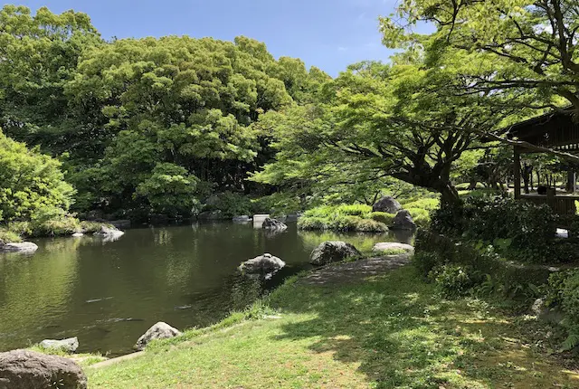 宮崎中央公園の日本庭園