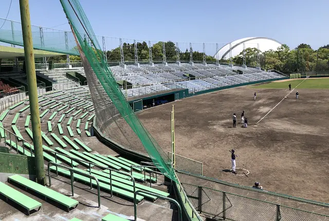 宮崎県総合運動公園の第二硬式野球場