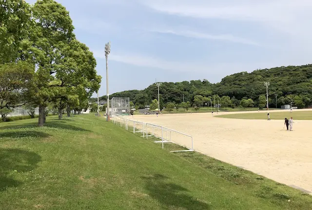 いちき串木野市総合運動公園の芝生