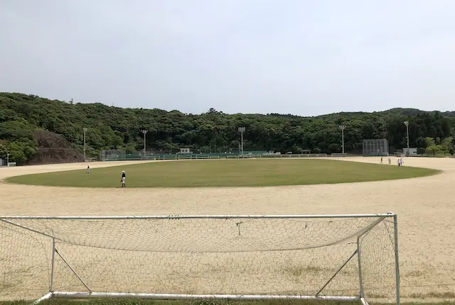 いちき串木野市総合運動公園の多目的グラウンド