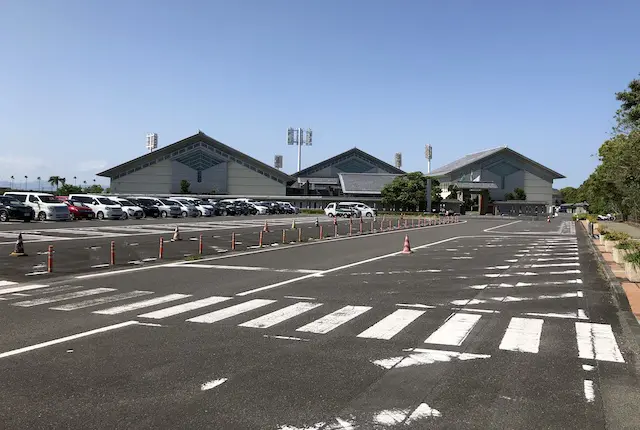 宮崎県総合運動公園の中央第1駐車場