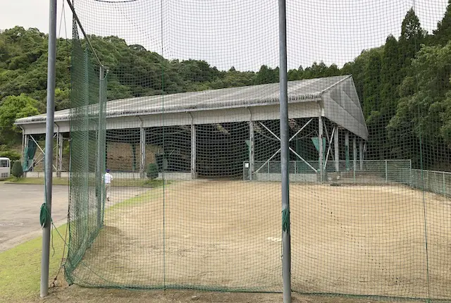 薩摩川内市総合運動公園野球場の練習場