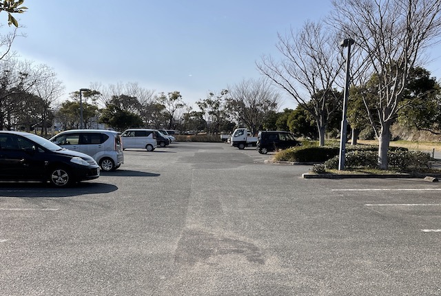 佐賀空港公園の駐車場