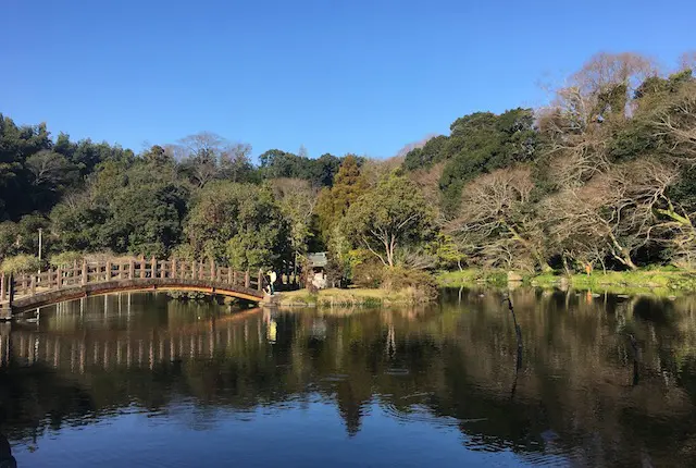 八景水谷公園の湧水池