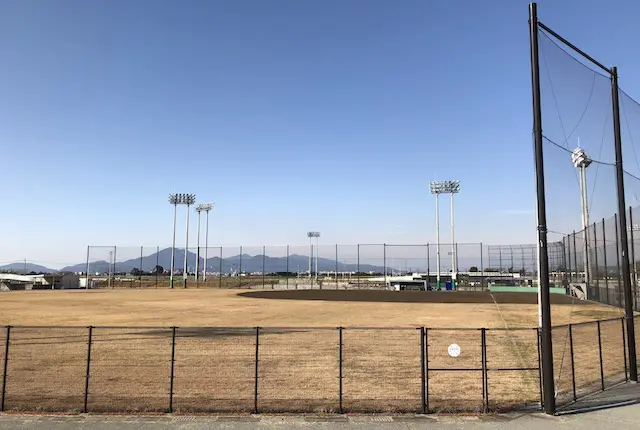 嘉島町総合運動公園の野球場