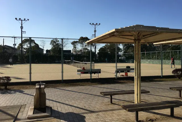 浜線健康パークのテニスコート