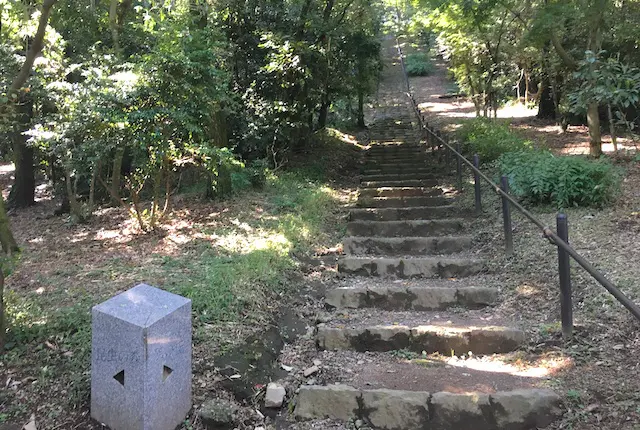 飯高山公園の石段