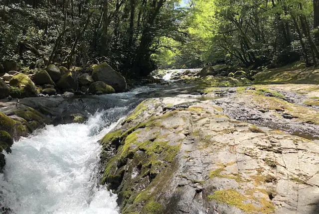 菊池渓谷の滝