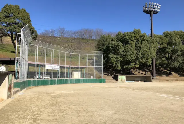 菊池公園の野球場