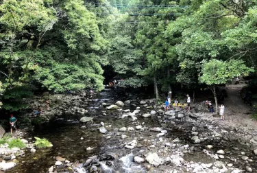 矢谷渓谷（熊本県山鹿市）川遊びの森