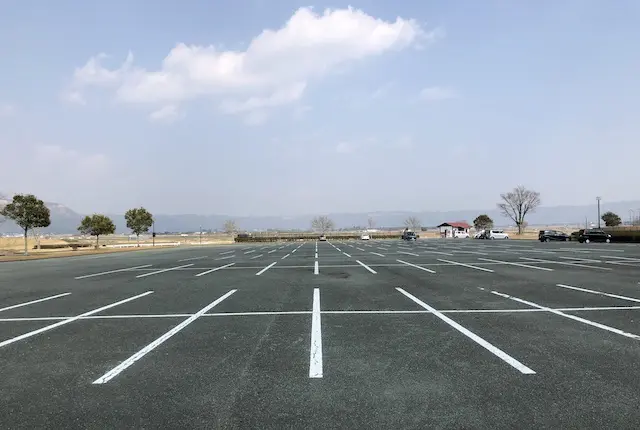 阿蘇農村公園あぴかの駐車場