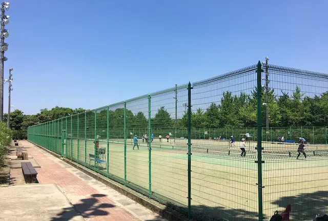 熊本県民総合運動公園のテニスコート