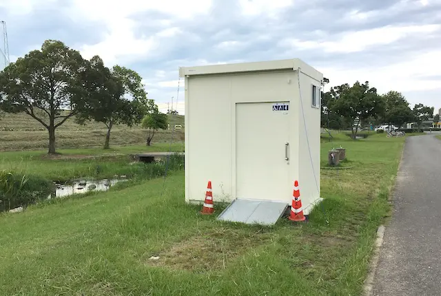 球磨川河川緑地公園のトイレ