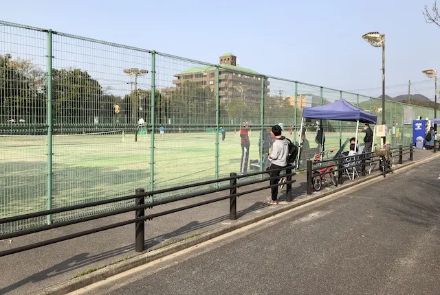 松江市北公園テニスコート