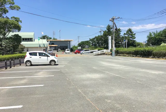 長洲町総合スポーツセンターの駐車場