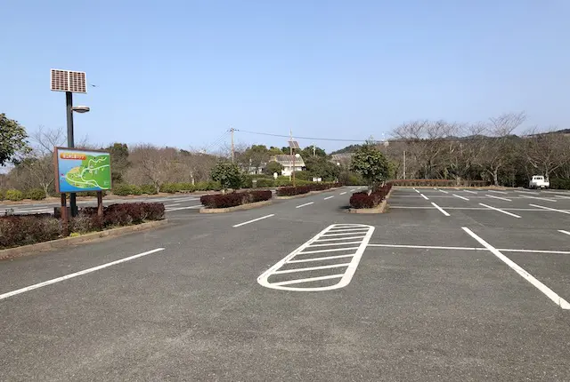 御立岬公園の駐車場