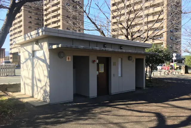坪井中央公園のトイレ