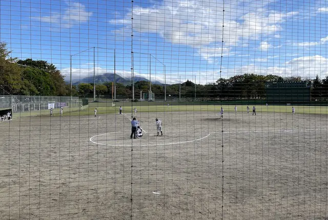 山形県総合運動公園の野球場