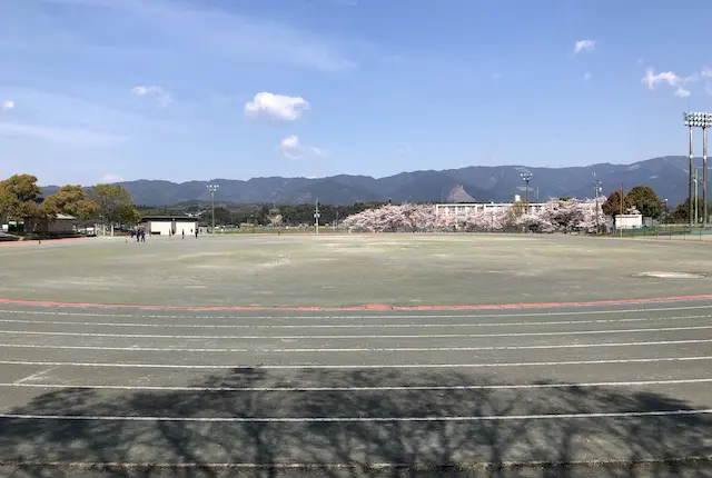 多良木町総合グラウンドの陸上競技場