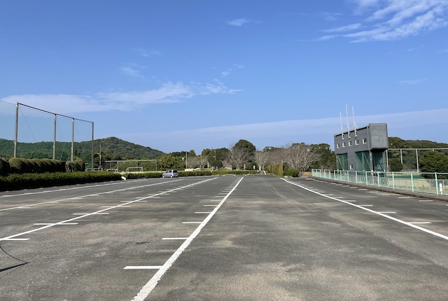 加世田運動公園の駐車場