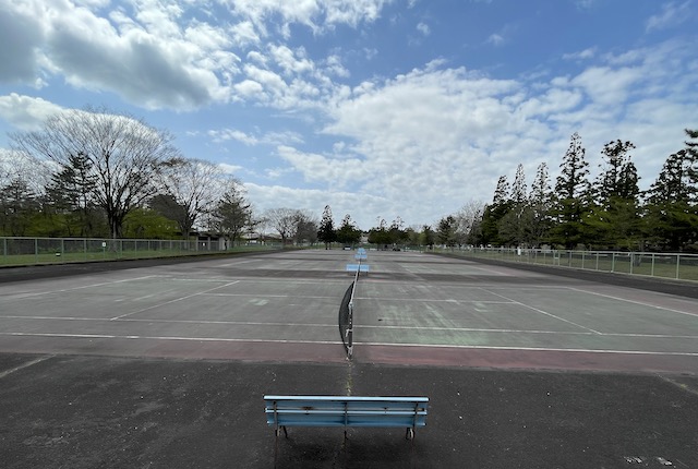 秋田県立中央公園の第2テニスコート