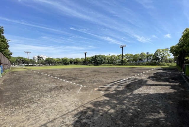 大井ふ頭中央海浜公園の野球場
