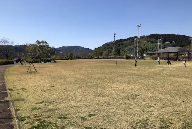 球磨村総合運動公園の芝生広場
