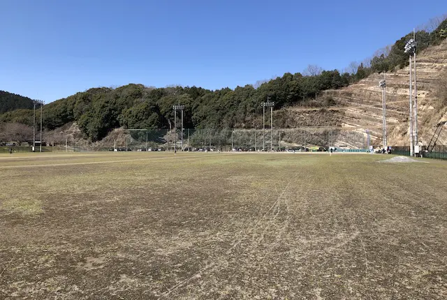 球磨村総合運動公園のグラウンド