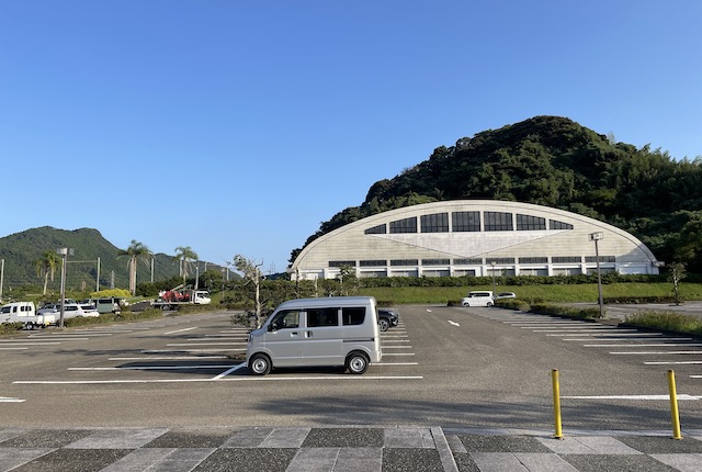 日南総合運動公園の駐車場