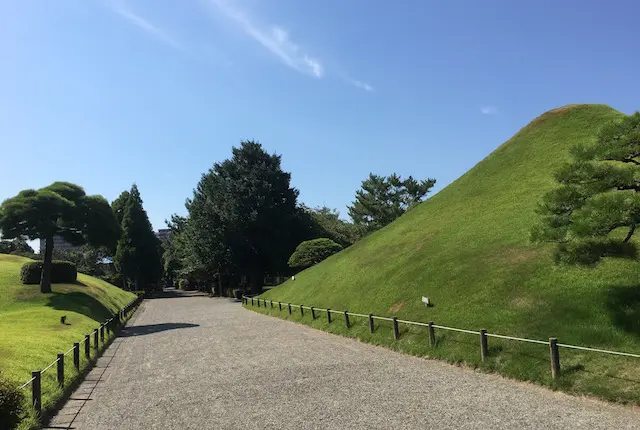 水前寺成趣園の富士築山